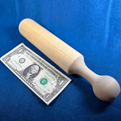 LARGE VINTAGE WOOD PESTLE TOOL 