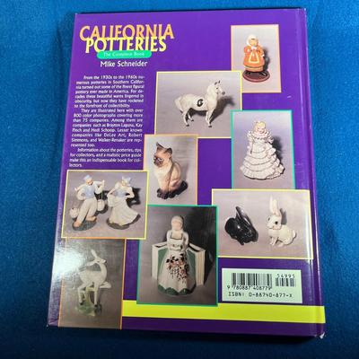 "CALIFORNIA POTTERIES- THE COMPLETE BOOK" by MIKE SCHNEIDER with PRICE GUIDE
