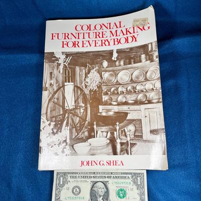 "COLONIAL FURNITURE MAKING FOR EVERYBODY" BOOK by JOHN G. SHEA