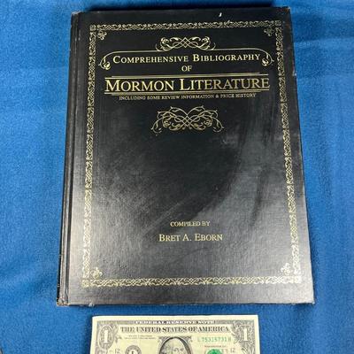 "COMPREHENSIVE BIBLIOGRAPHY OF MORMON LITERATURE" BOOK by BRET A. EBORN