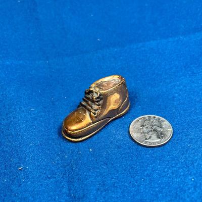 MINIATURE COPPERIZED BABY SHOE