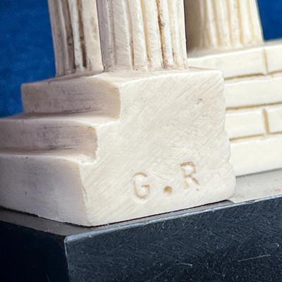 ANCIENT GREEK TEMPLE RUINS FIGURE