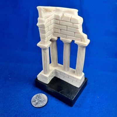 ANCIENT GREEK TEMPLE RUINS FIGURE