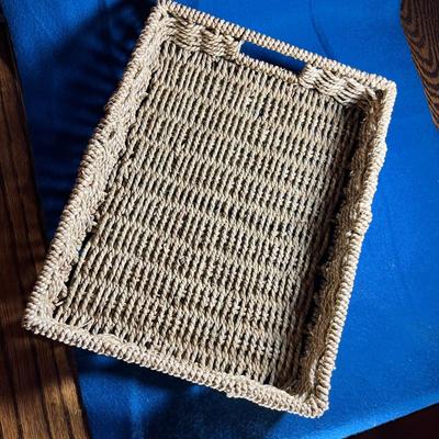 WICKER LETTER TRAY