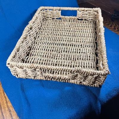 WICKER LETTER TRAY