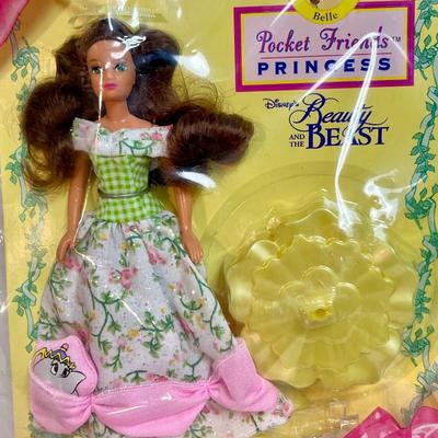 Vintage Disney's Beauty and the Beast Belle Pocket Friends Princess 1997 NEW