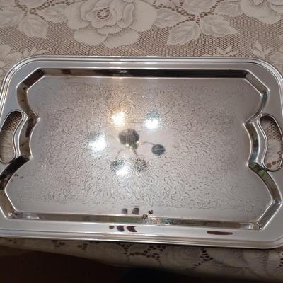 chrome plated tray