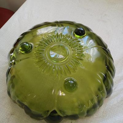 Vintage Indiana Glass Bowl 3-Footed