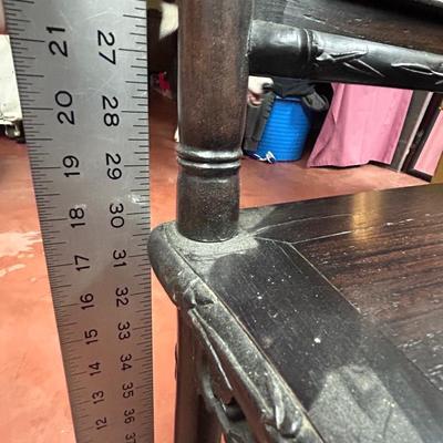 Antique Chinese Hand Carved wooden Chair - Ornate Carving