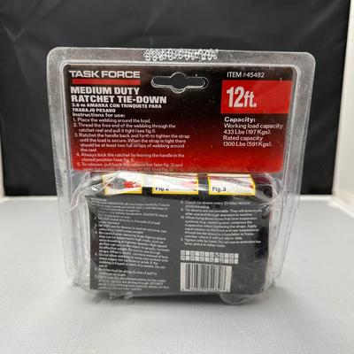 3M AUTO ELECTRICAL REPAIR KIT AND TASK FORCE MEDIUM DUTY RATCHET TIE-DOWN