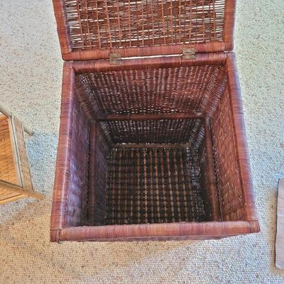 Woven Hamper and Storage Shelf (L-CE)
