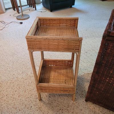 Woven Hamper and Storage Shelf (L-CE)