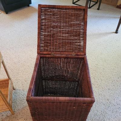 Woven Hamper and Storage Shelf (L-CE)