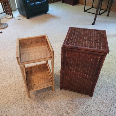 Woven Hamper and Storage Shelf (L-CE)