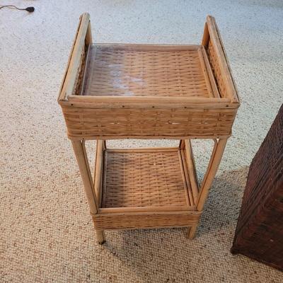 Woven Hamper and Storage Shelf (L-CE)