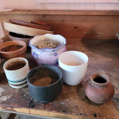 Ceramic Planters and Trays (BS-CE)