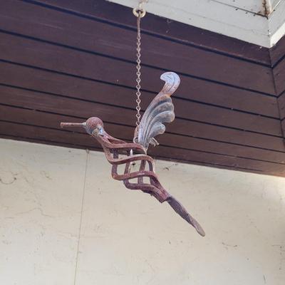 Assortment of Yard Art - Spinning Wood Spiral & More (Y-CE)