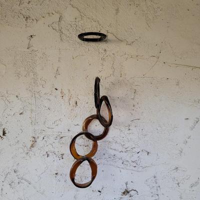 Assortment of Yard Art - Spinning Wood Spiral & More (Y-CE)