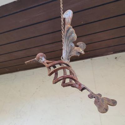 Assortment of Yard Art - Spinning Wood Spiral & More (Y-CE)