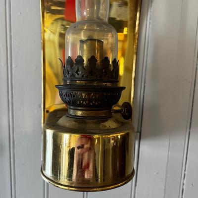 N405 Nautical Weems & Plath Dutch Brass Oil Lamp