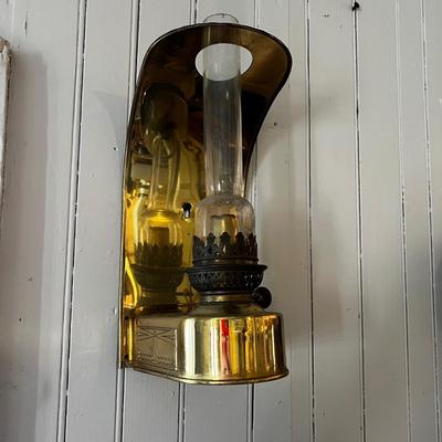 N405 Nautical Weems & Plath Dutch Brass Oil Lamp