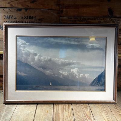 N411 Vintage Framed Nautical Photograph