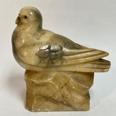 Keepsake Alabaster Dove sent home from Volterra Italy Summer of 1944
