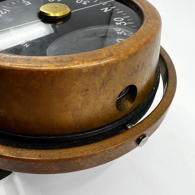 N414 Danforth Bronze Cast Iron Captains Compass