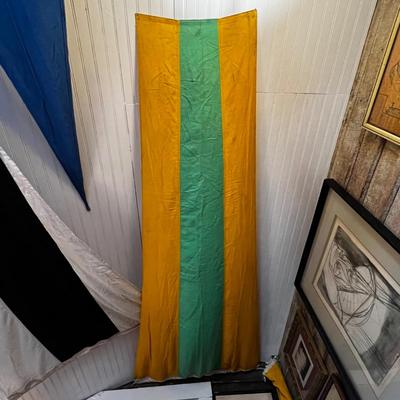N416 Vintage Size 4 Maritime Linen Preparatory Signal Flag