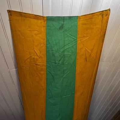 N416 Vintage Size 4 Maritime Linen Preparatory Signal Flag