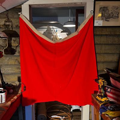 U419 Vintage Size 4 Maritime Linen B: Bravo Signal Flag