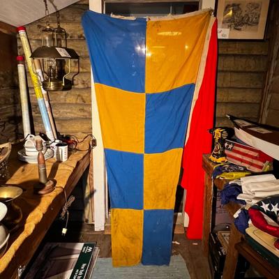 N422 Vintage Size 4 Maritime N: November Signal Flag