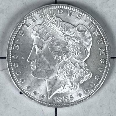 1885 O Morgan Silver Dollar