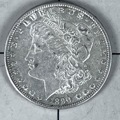 1890 O Morgan Silver Dollar