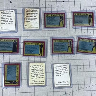 1977 to 1983 Star Wars Cards 