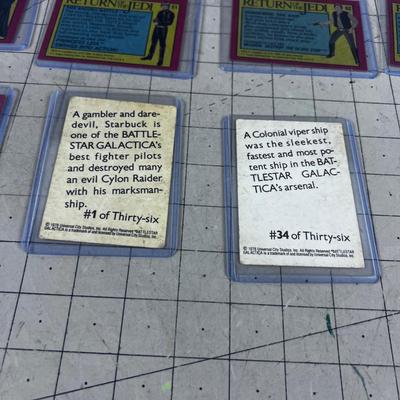 1977 to 1983 Star Wars Cards 