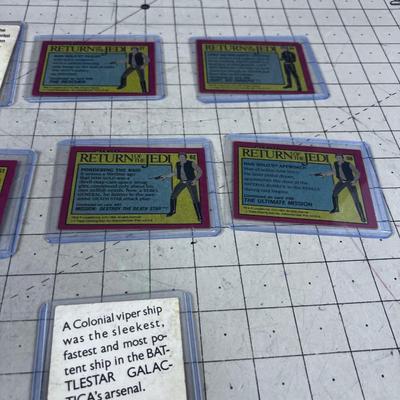 1977 to 1983 Star Wars Cards 