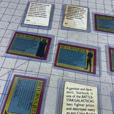1977 to 1983 Star Wars Cards 