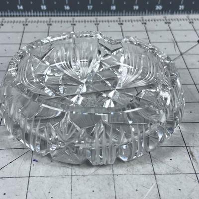 Cut Glass Crystal Ashtray