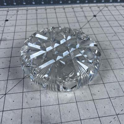 Cut Glass Crystal Ashtray