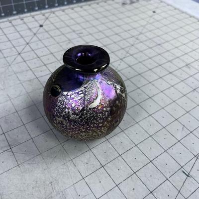 Phoenician Glass MALTA, Hand Blown Glass Vase 