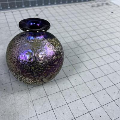 Phoenician Glass MALTA, Hand Blown Glass Vase 
