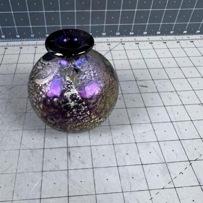 Phoenician Glass MALTA, Hand Blown Glass Vase 