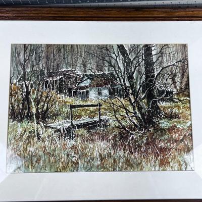 H. Francis Sellers WATERCOLOR Noted UTAH Artist