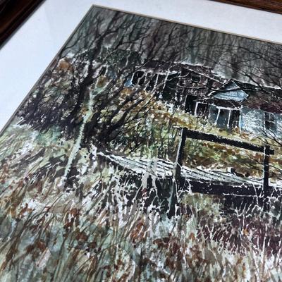 H. Francis Sellers WATERCOLOR Noted UTAH Artist
