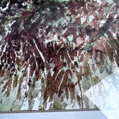 H. Francis Sellers WATERCOLOR Noted UTAH Artist