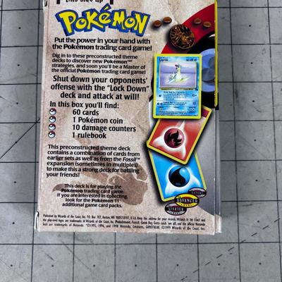 PokÃ©mon LOCK DOWN Theme Deck Trading Card Game 