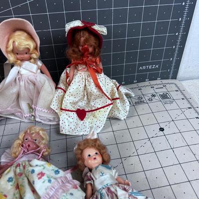 (11) Nancy Ann Story Book Dolls 1940's 