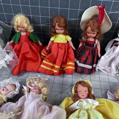 (11) Nancy Ann Story Book Dolls 1940's 