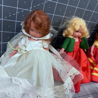 (11) Nancy Ann Story Book Dolls 1940's 